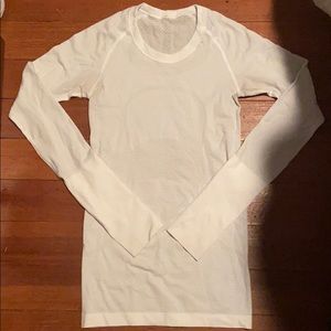 lululemon white swiftly tech long sleeve